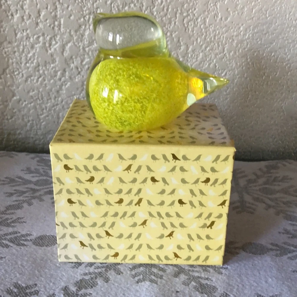 St. Jude’s Hospital/West Elm Hand-Blown Glass “Darling Starling” Paperweight